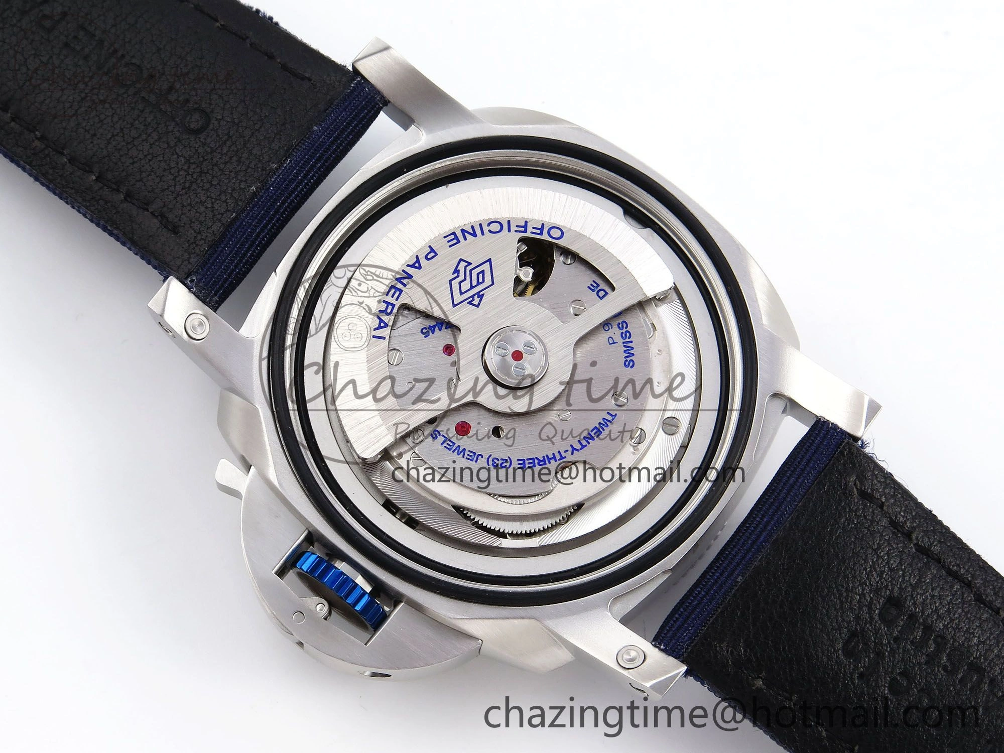 PAM1289 V TTF 1:1 Best Edition Blue Dial on Blue Nylon Strap P900