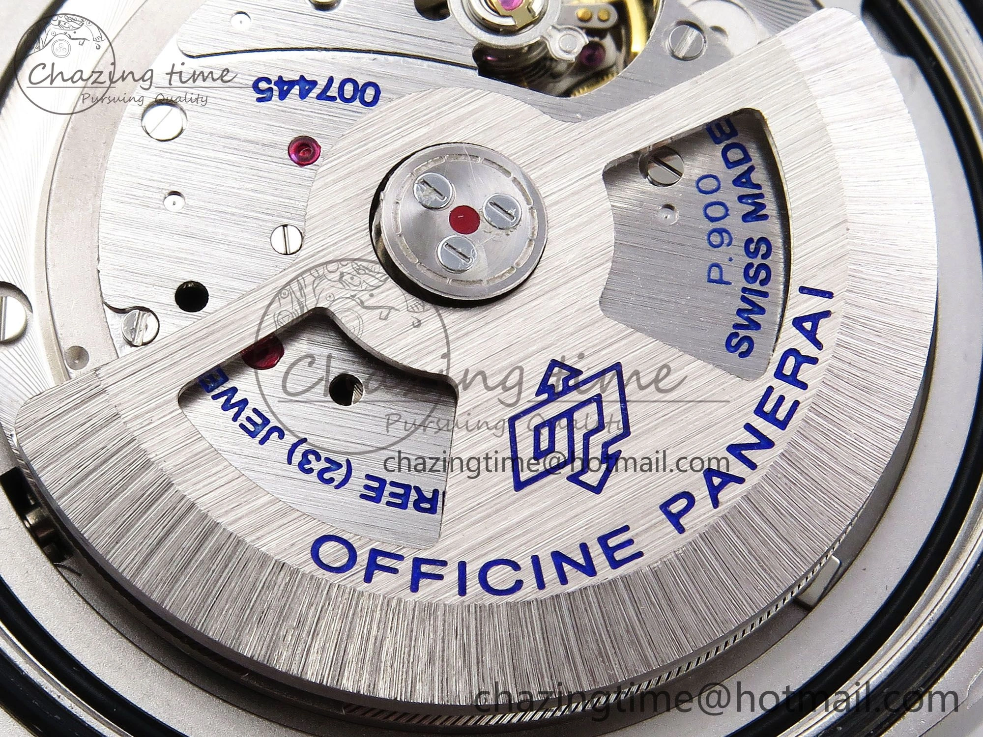 PAM1289 V TTF 1:1 Best Edition Blue Dial on Blue Nylon Strap P900