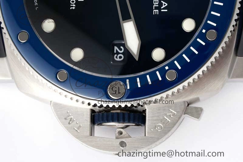 PAM1289 Y SBF 1:1 Best Edition Blue Dial on Blue Nylon Strap P900