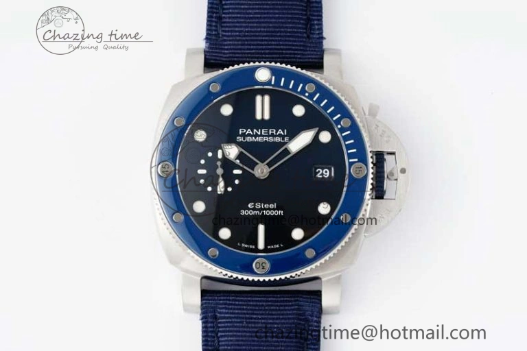 PAM1289 Y SBF 1:1 Best Edition Blue Dial on Blue Nylon Strap P900