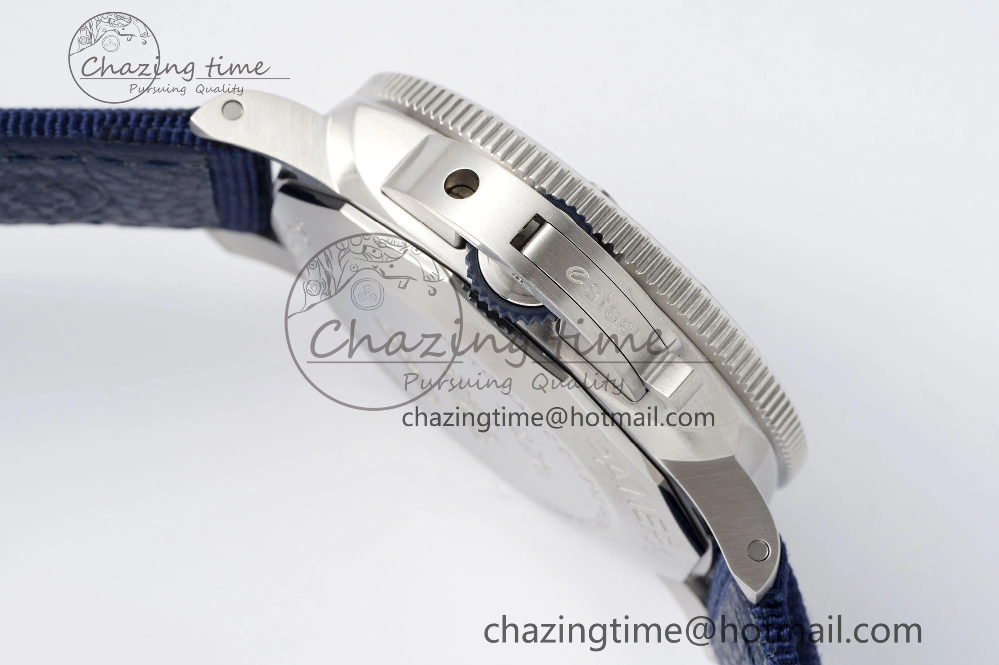 PAM1289 Y VSF 1:1 Best Edition Blue Dial on Blue Nylon Strap P900