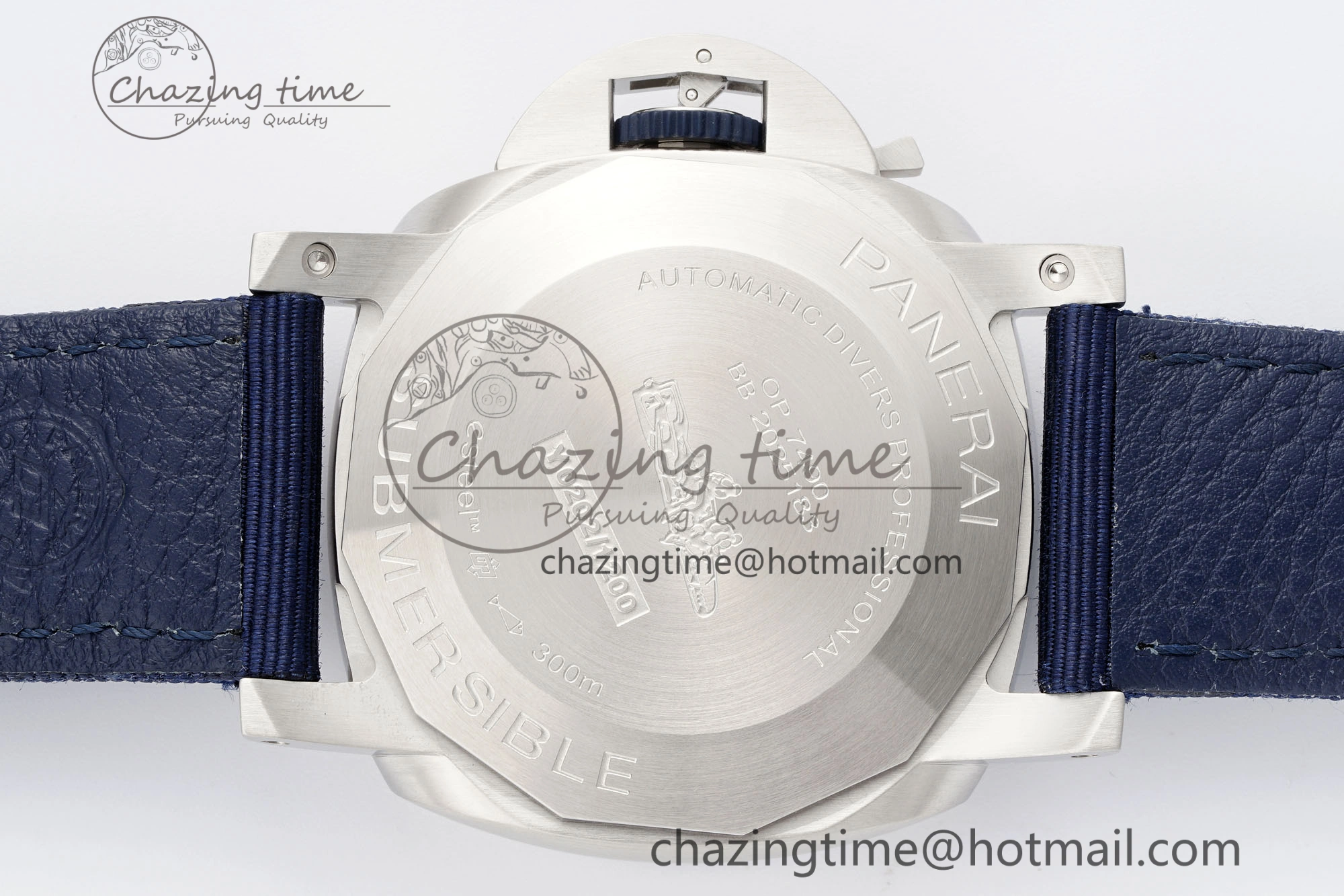 PAM1289 Y VSF 1:1 Best Edition Blue Dial on Blue Nylon Strap P900