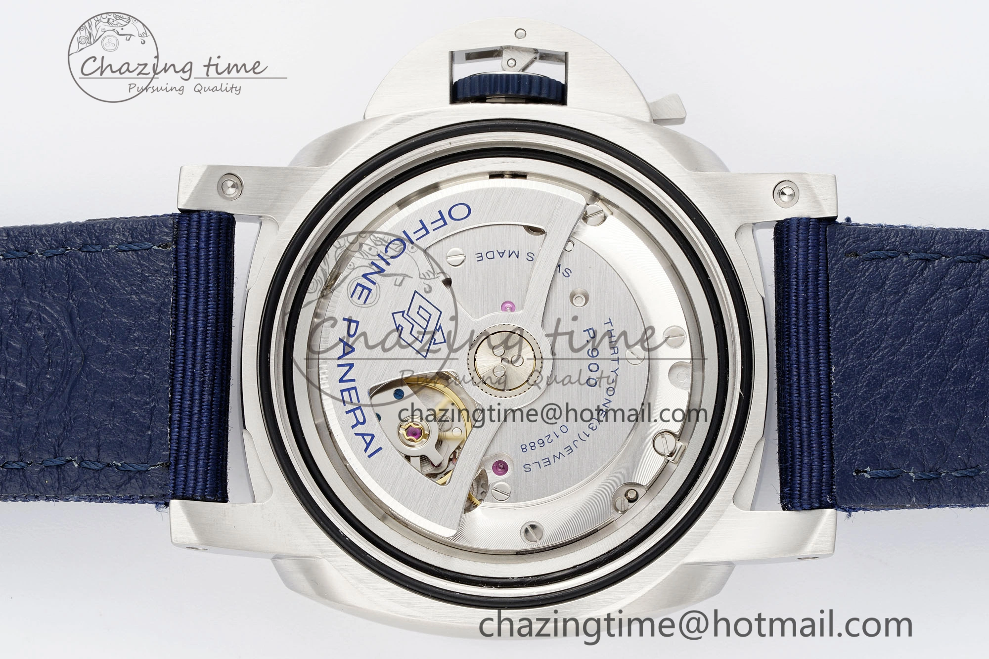 PAM1289 Y VSF 1:1 Best Edition Blue Dial on Blue Nylon Strap P900