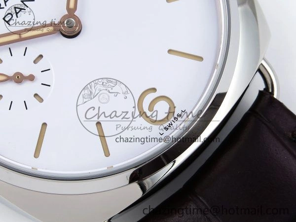 PAM1292 Radiomir 40mm VSF 1:1 Best Edition White Dial on Brown Leather Strap P900
