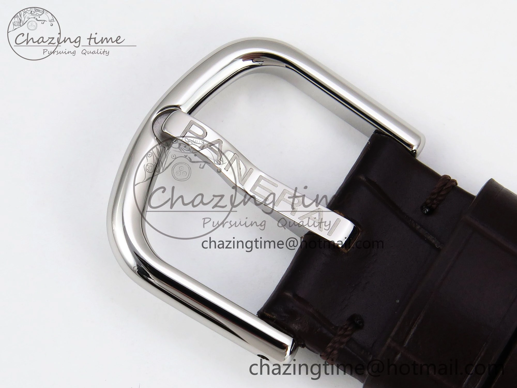 PAM1292 Radiomir 40mm VSF 1:1 Best Edition White Dial on Brown Leather Strap P900