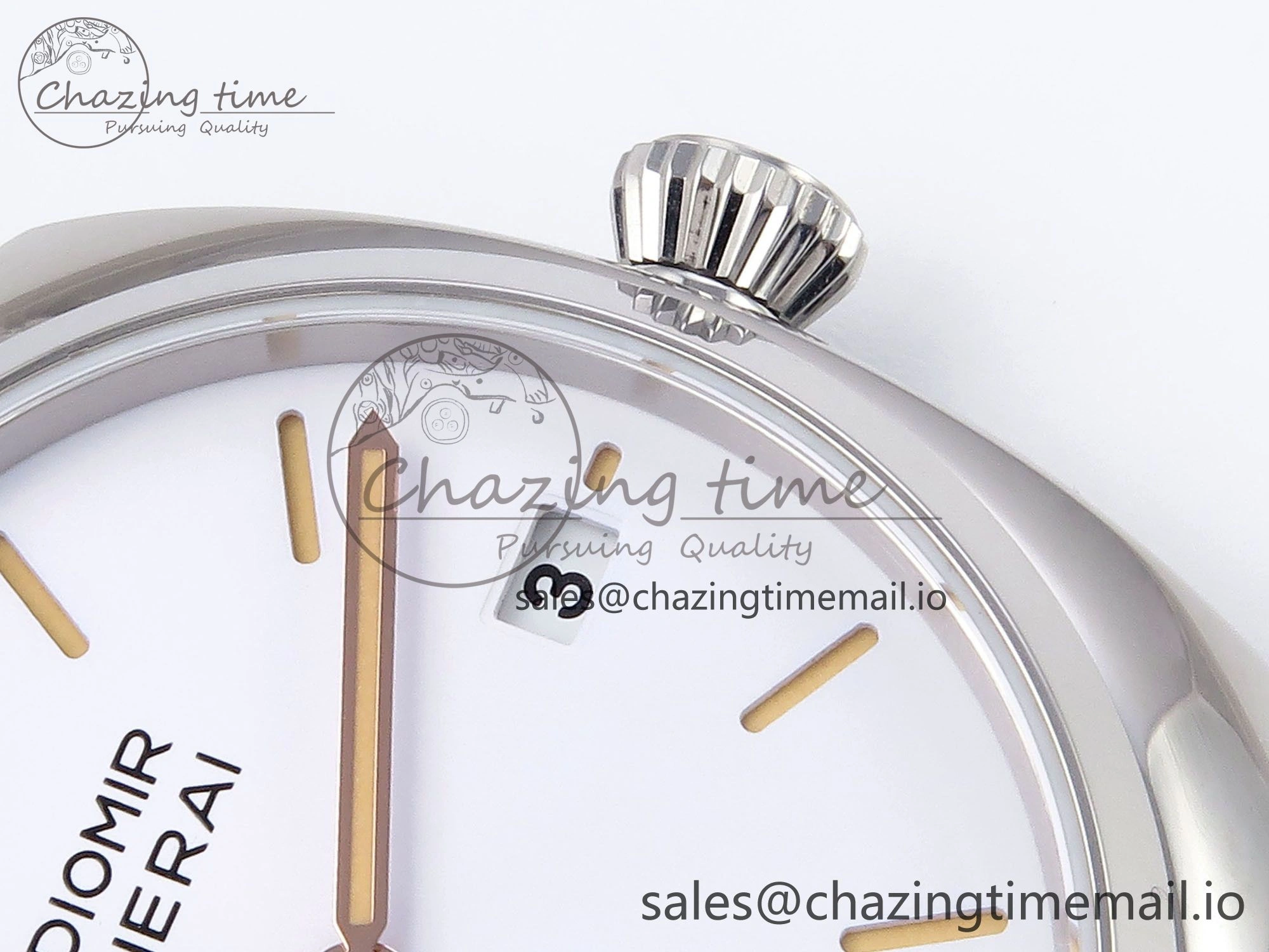 PAM1292 Y Radiomir TTF 1:1 Best Edition White Dial on Brown Leather Strap P900