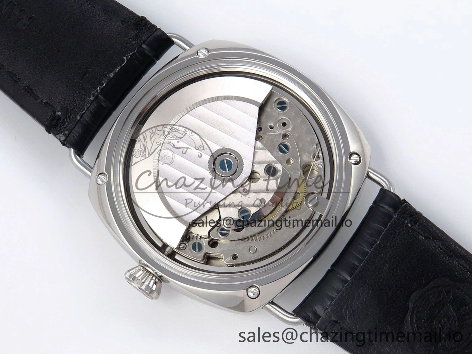 PAM1293 Y Radiomir TTF 1:1 Best Edition Blue Dial on Black Leather Strap P900