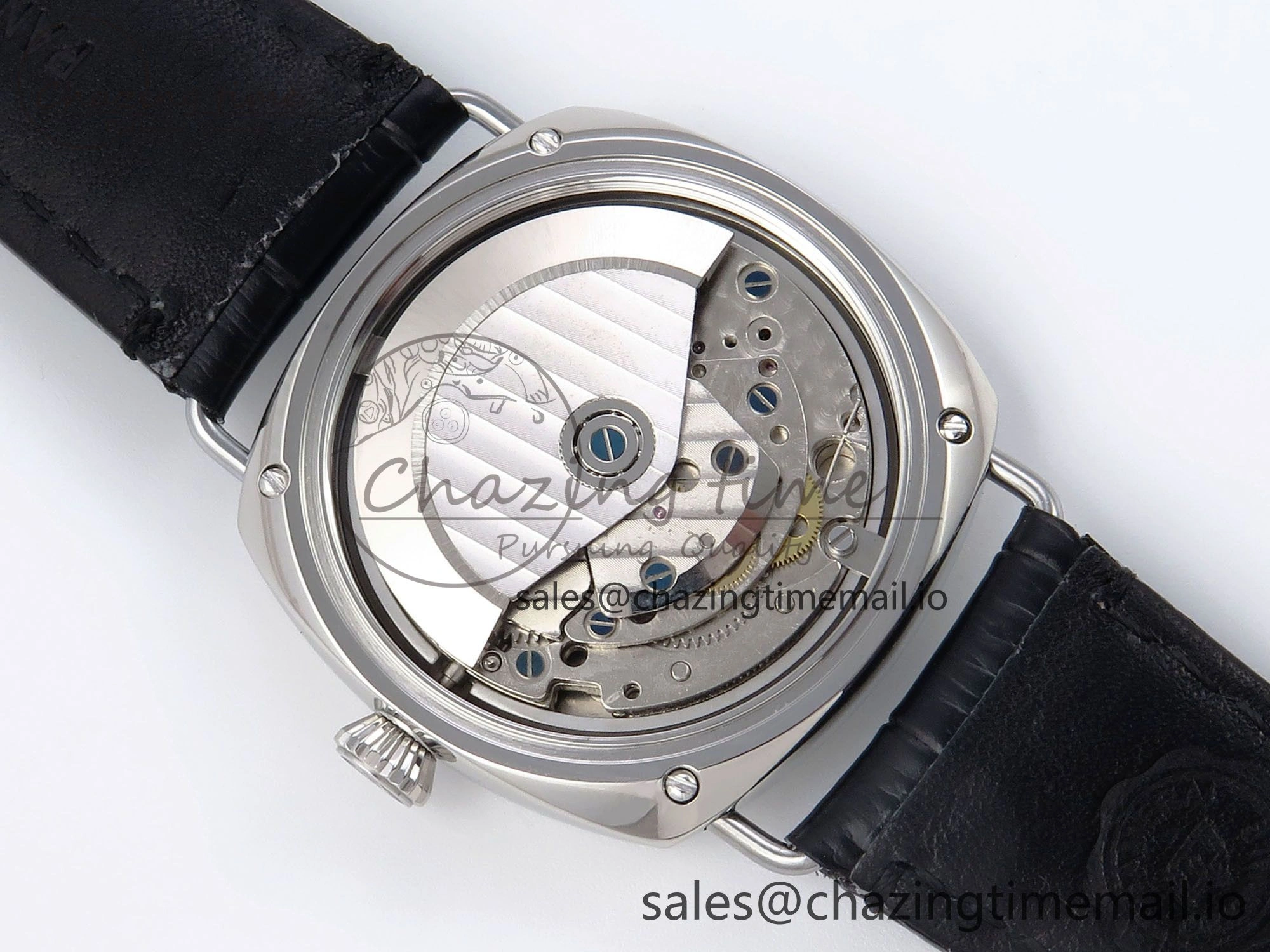 PAM1293 Y Radiomir TTF 1:1 Best Edition Blue Dial on Black Leather Strap P900