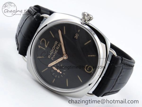 PAM1294 Radiomir 40mm VSF 1:1 Best Edition Black Dial on Black Leather Strap P900