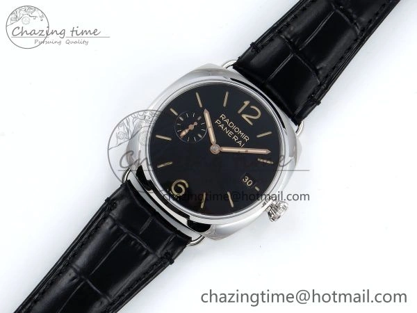 PAM1294 Radiomir 40mm VSF 1:1 Best Edition Black Dial on Black Leather Strap P900