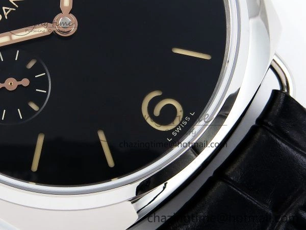 PAM1294 Radiomir 40mm VSF 1:1 Best Edition Black Dial on Black Leather Strap P900