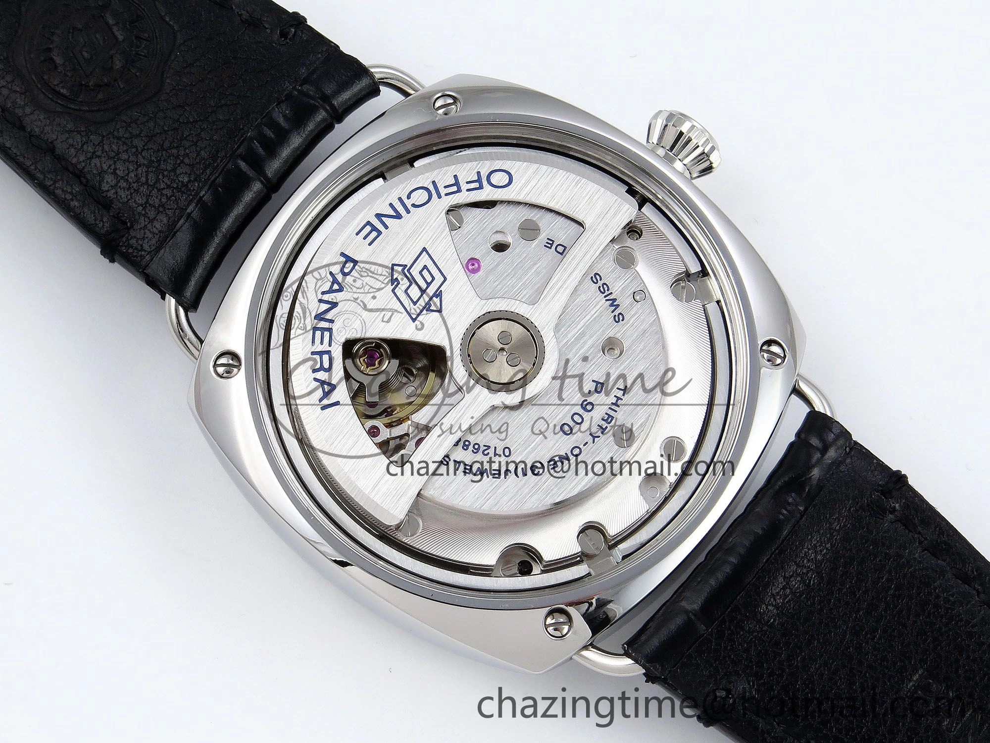 PAM1294 Radiomir 40mm VSF 1:1 Best Edition Black Dial on Black Leather Strap P900