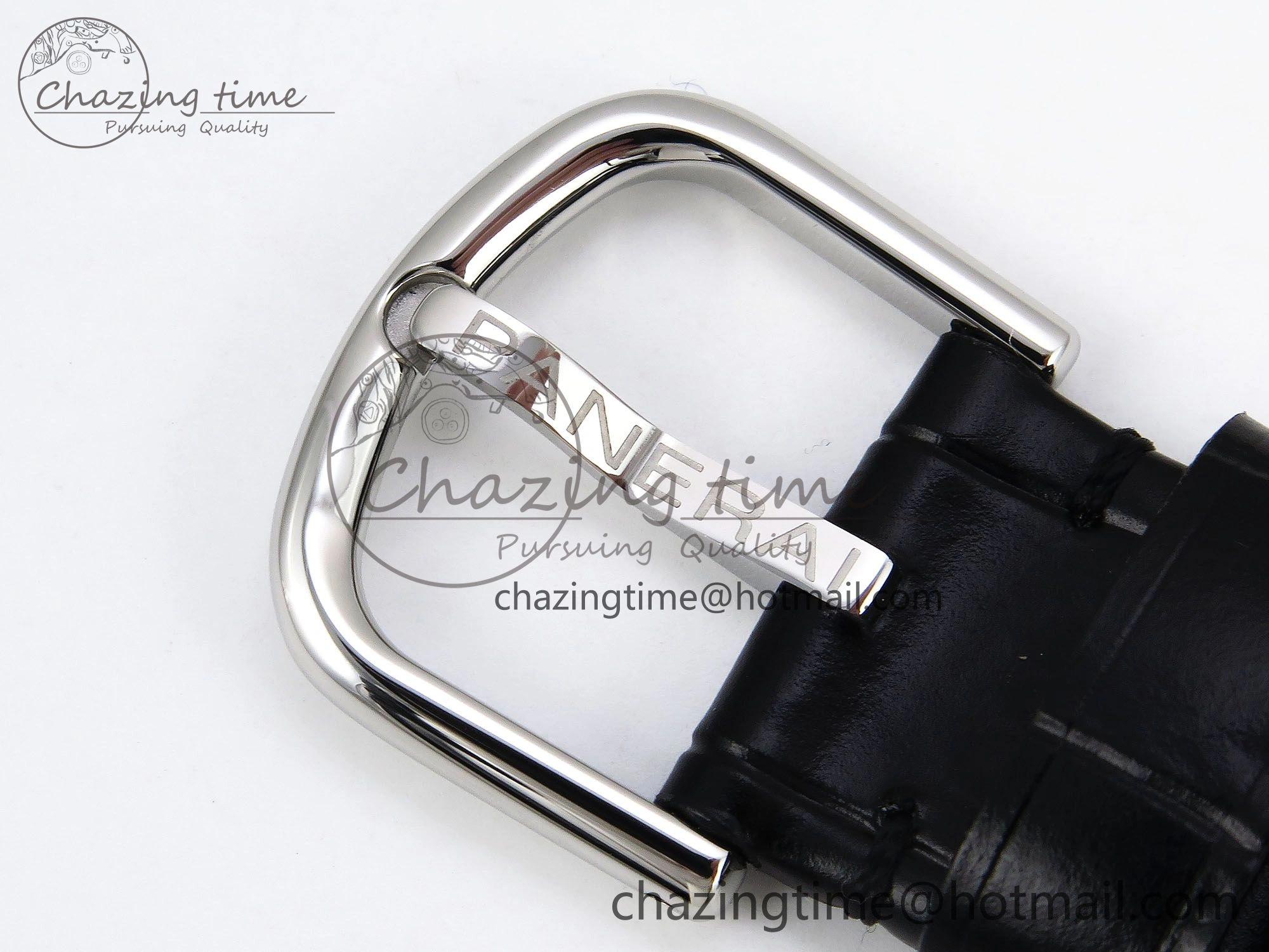 PAM1294 Radiomir 40mm VSF 1:1 Best Edition Black Dial on Black Leather Strap P900