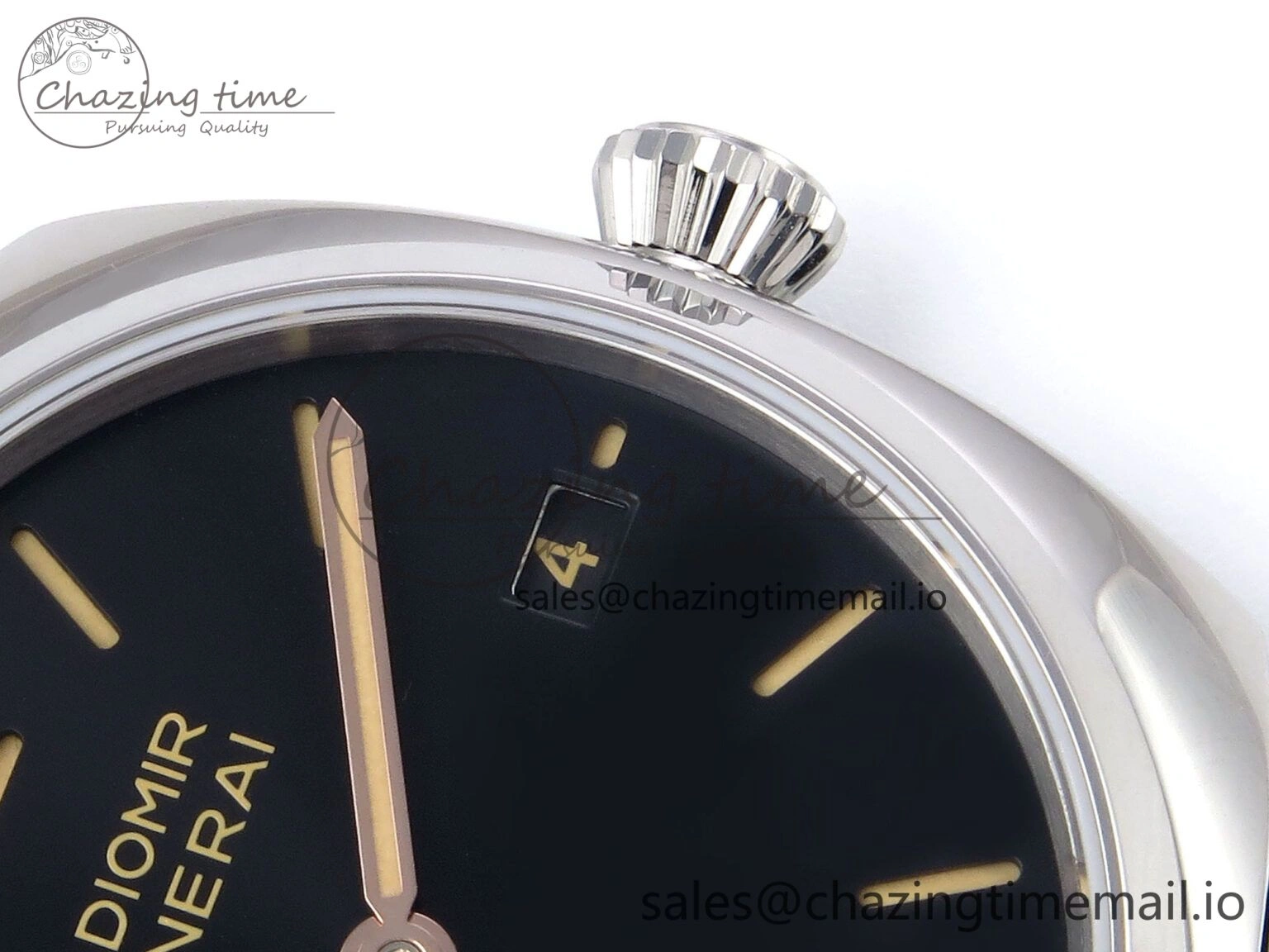 PAM1294 Y Radiomir TTF 1:1 Best Edition Black Dial on Black Leather Strap P900