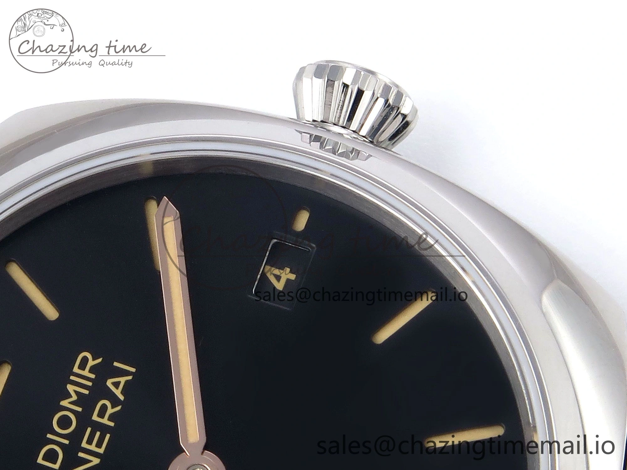 PAM1294 Y Radiomir TTF 1:1 Best Edition Black Dial on Black Leather Strap P900