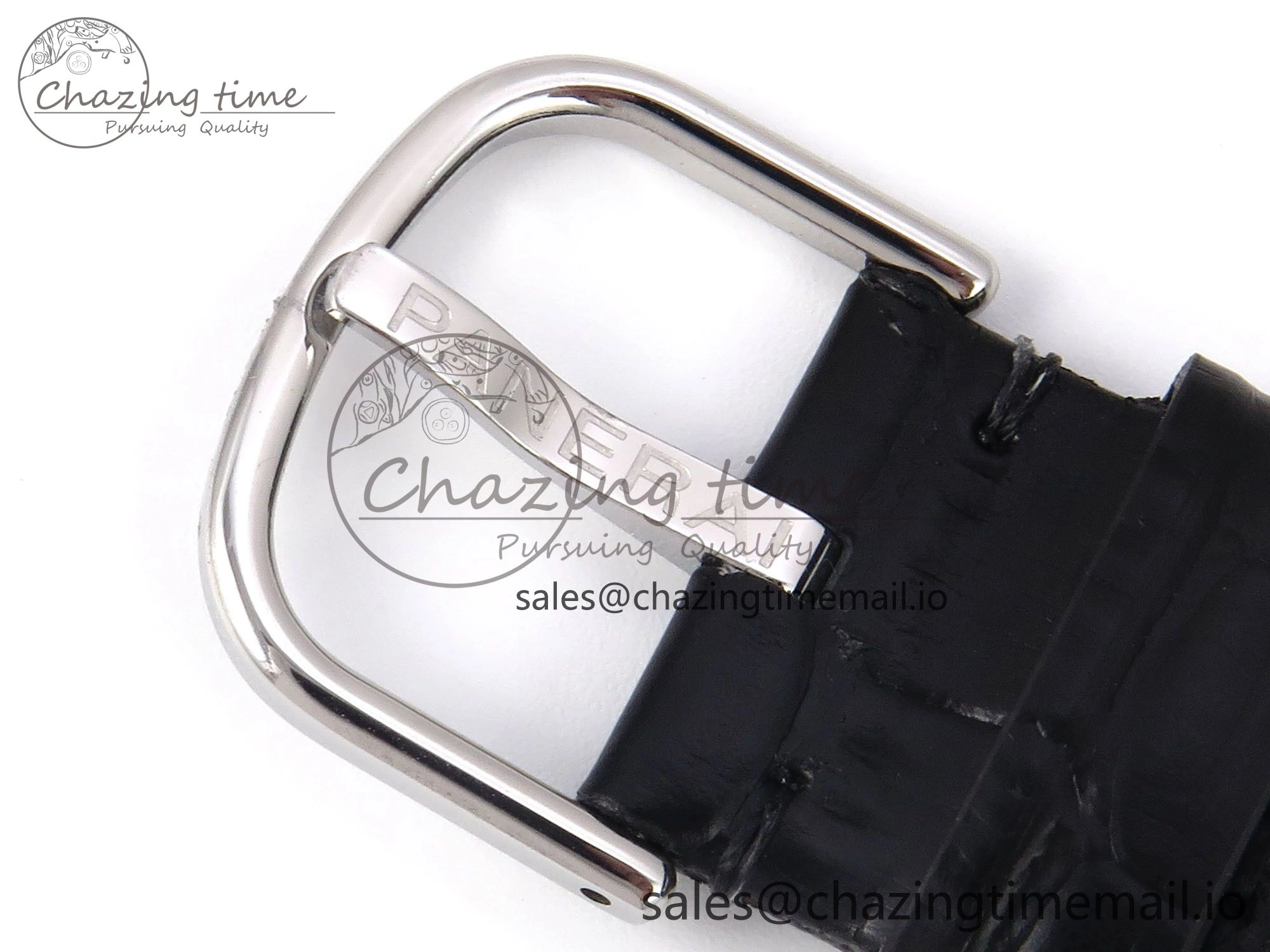 PAM1294 Y Radiomir TTF 1:1 Best Edition Black Dial on Black Leather Strap P900