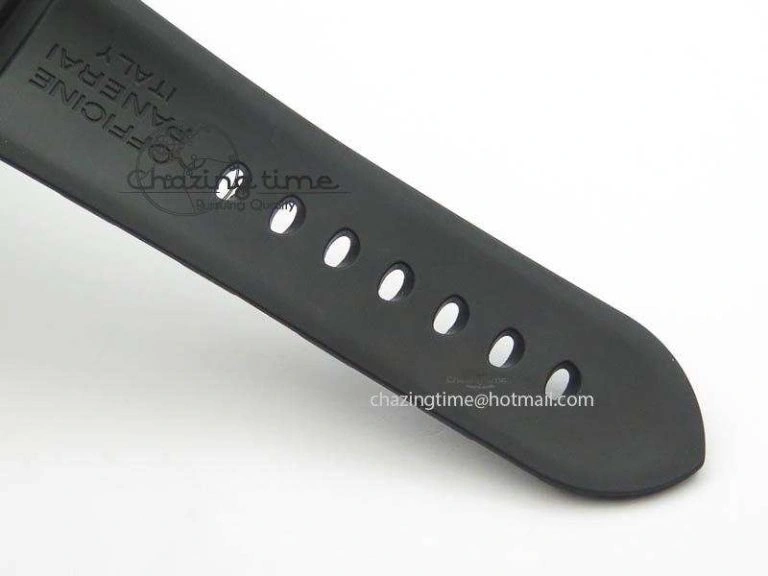 PAM1305 T Titanium ZF 1:1 Best Edition Black Dial On Black Rubber Strap P.9010