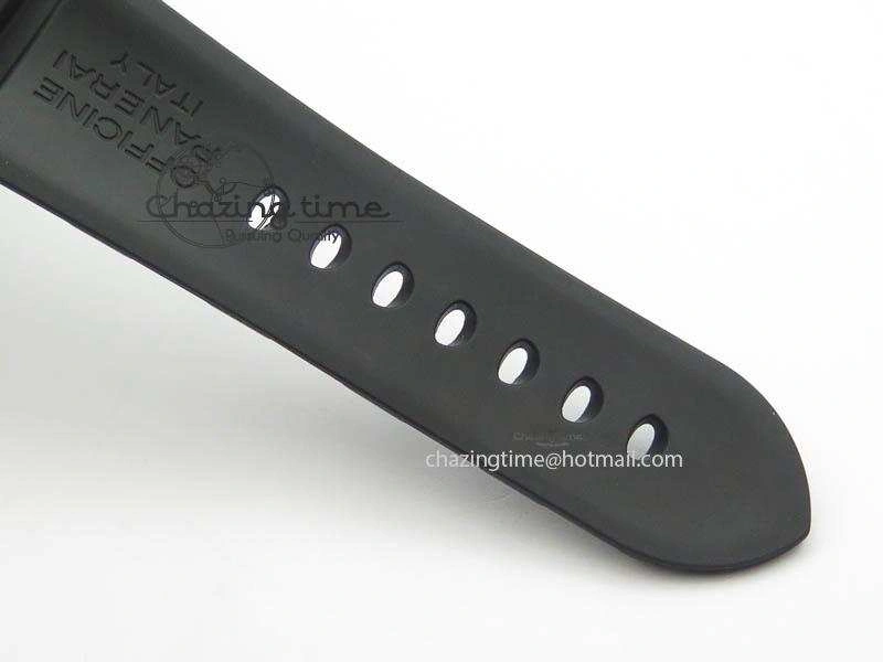 PAM1305 T Titanium ZF 1:1 Best Edition Black Dial On Black Rubber Strap P.9010