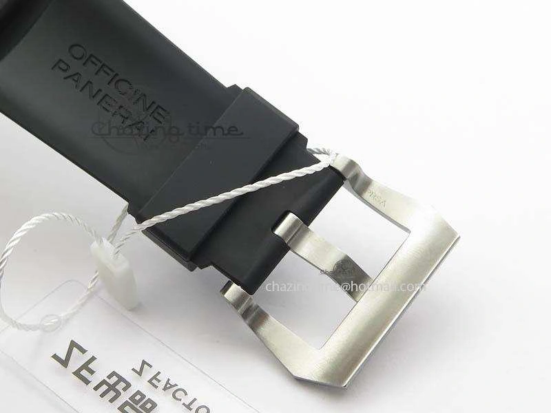 PAM1305 T Titanium ZF 1:1 Best Edition Black Dial On Black Rubber Strap P.9010