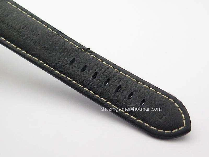 PAM1312 S V6F Best Edition Black Dial On Black Leather Strap P9010