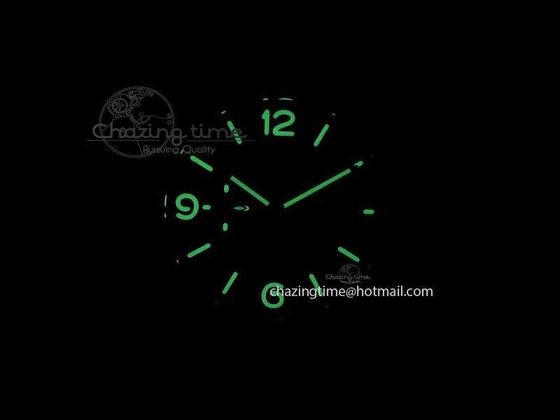 PAM1312 S V6F Best Edition Lite Black Dial On Black Leather Strap P9010