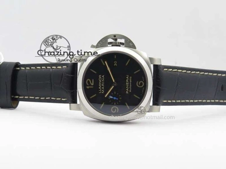 PAM1312 S ZF 1:1 Best Edition Black Dial On Black Leather Strap P9010