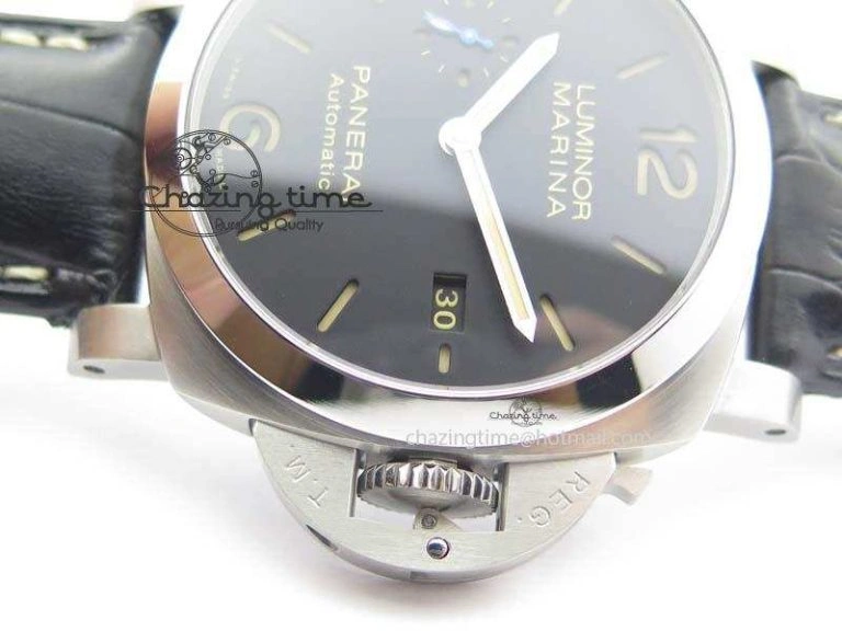 PAM1312 S ZF 1:1 Best Edition Black Dial On Black Leather Strap P9010