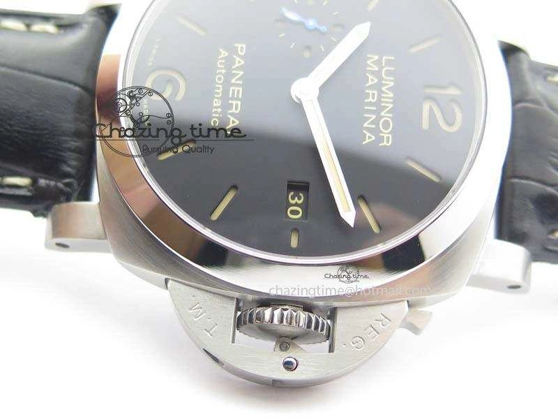 PAM1312 S ZF 1:1 Best Edition Black Dial On Black Leather Strap P9010