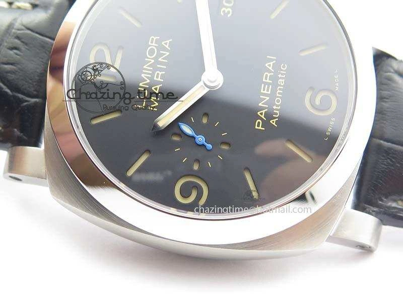 PAM1312 S ZF 1:1 Best Edition Black Dial On Black Leather Strap P9010