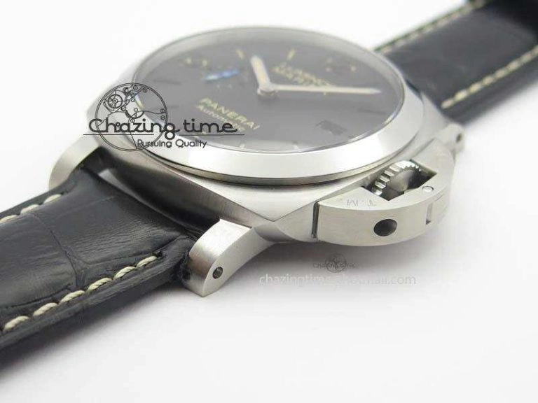 PAM1312 S ZF 1:1 Best Edition Black Dial On Black Leather Strap P9010