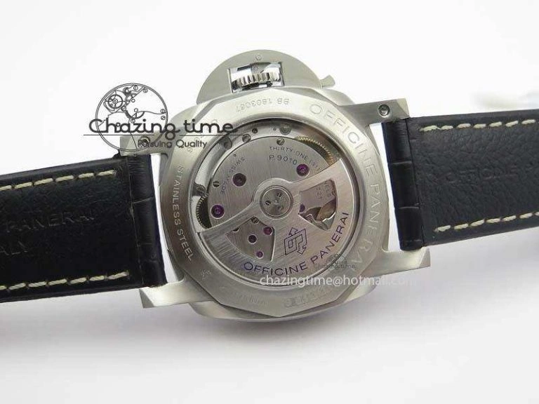 PAM1312 S ZF 1:1 Best Edition Black Dial On Black Leather Strap P9010
