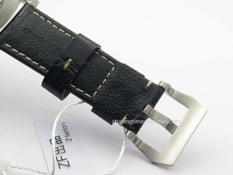 PAM1312 S ZF 1:1 Best Edition Black Dial On Black Leather Strap P9010