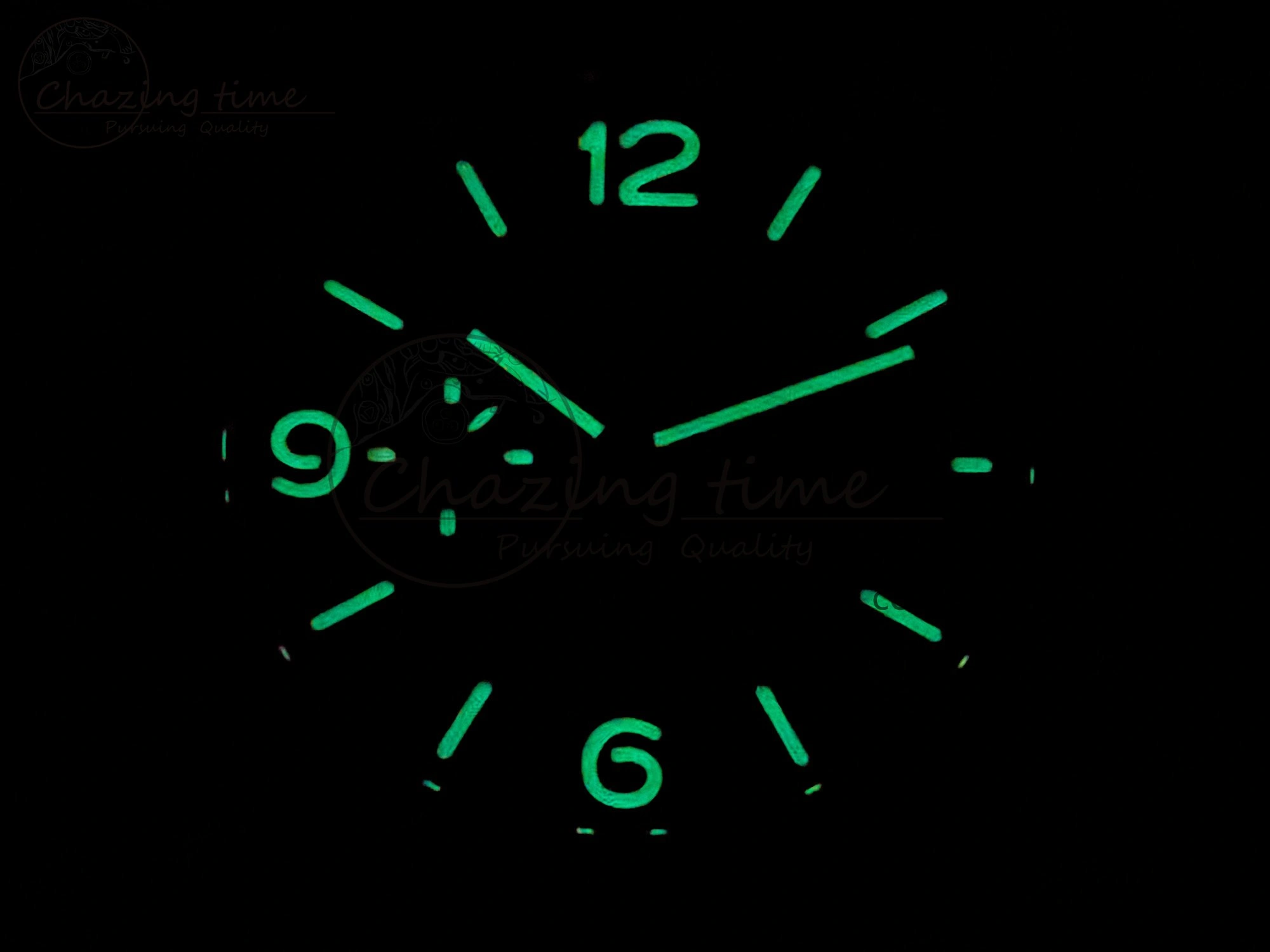 PAM1312 W TTF 1:1 Best Edition on Black Leather Strap P9010