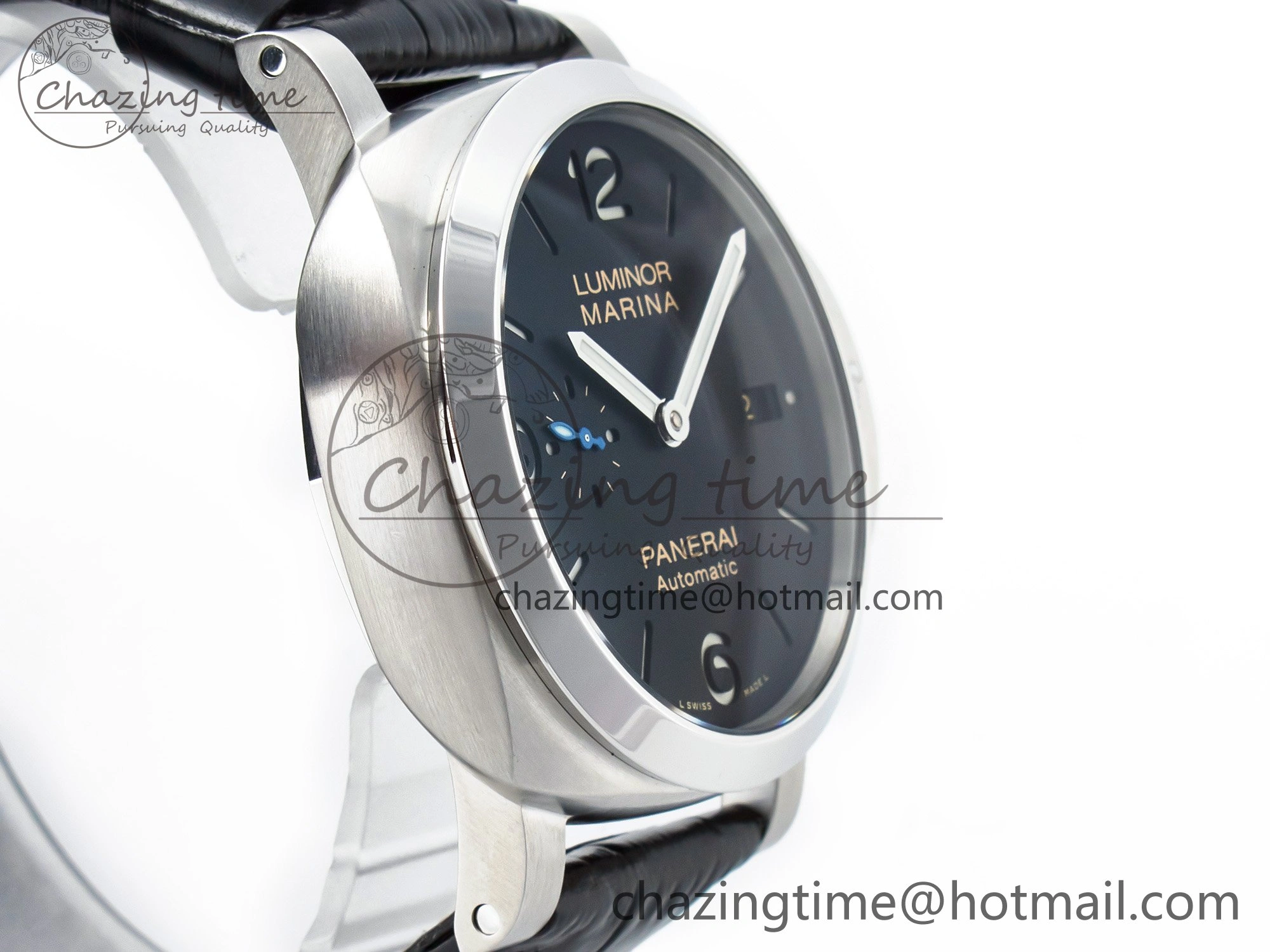 PAM1312 W TTF 1:1 Best Edition on Black Leather Strap P9010