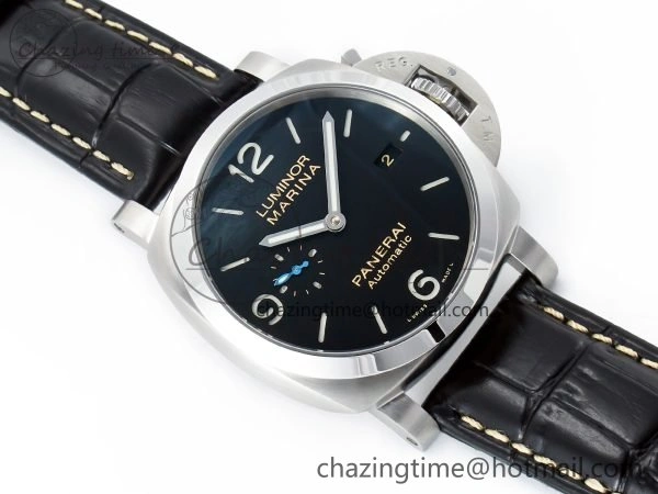 PAM1312 W TTF 1:1 Best Edition on Black Leather Strap P9010