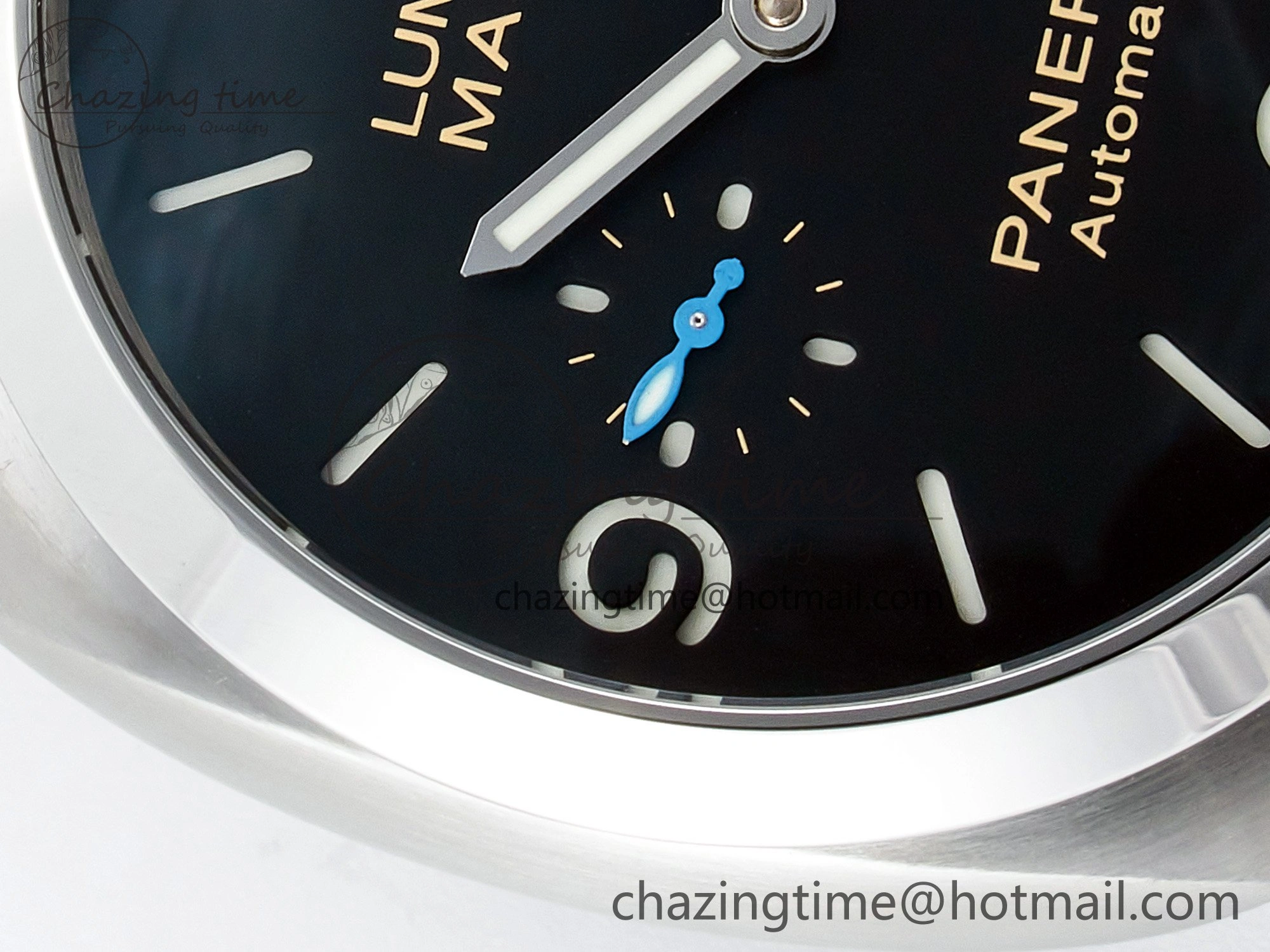 PAM1312 W TTF 1:1 Best Edition on Black Leather Strap P9010