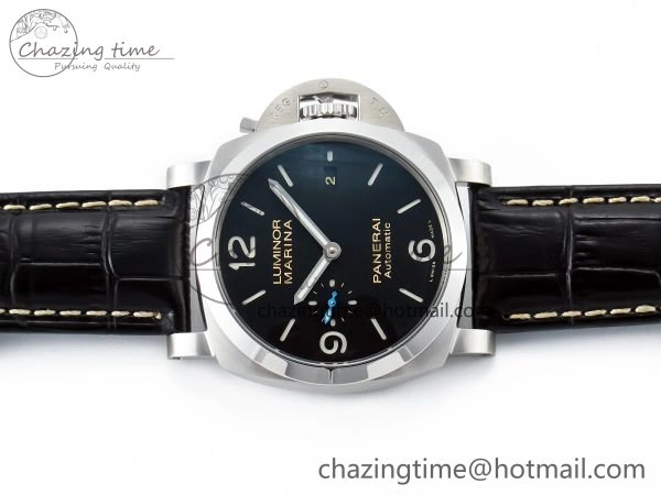 PAM1312 W TTF 1:1 Best Edition on Black Leather Strap P9010