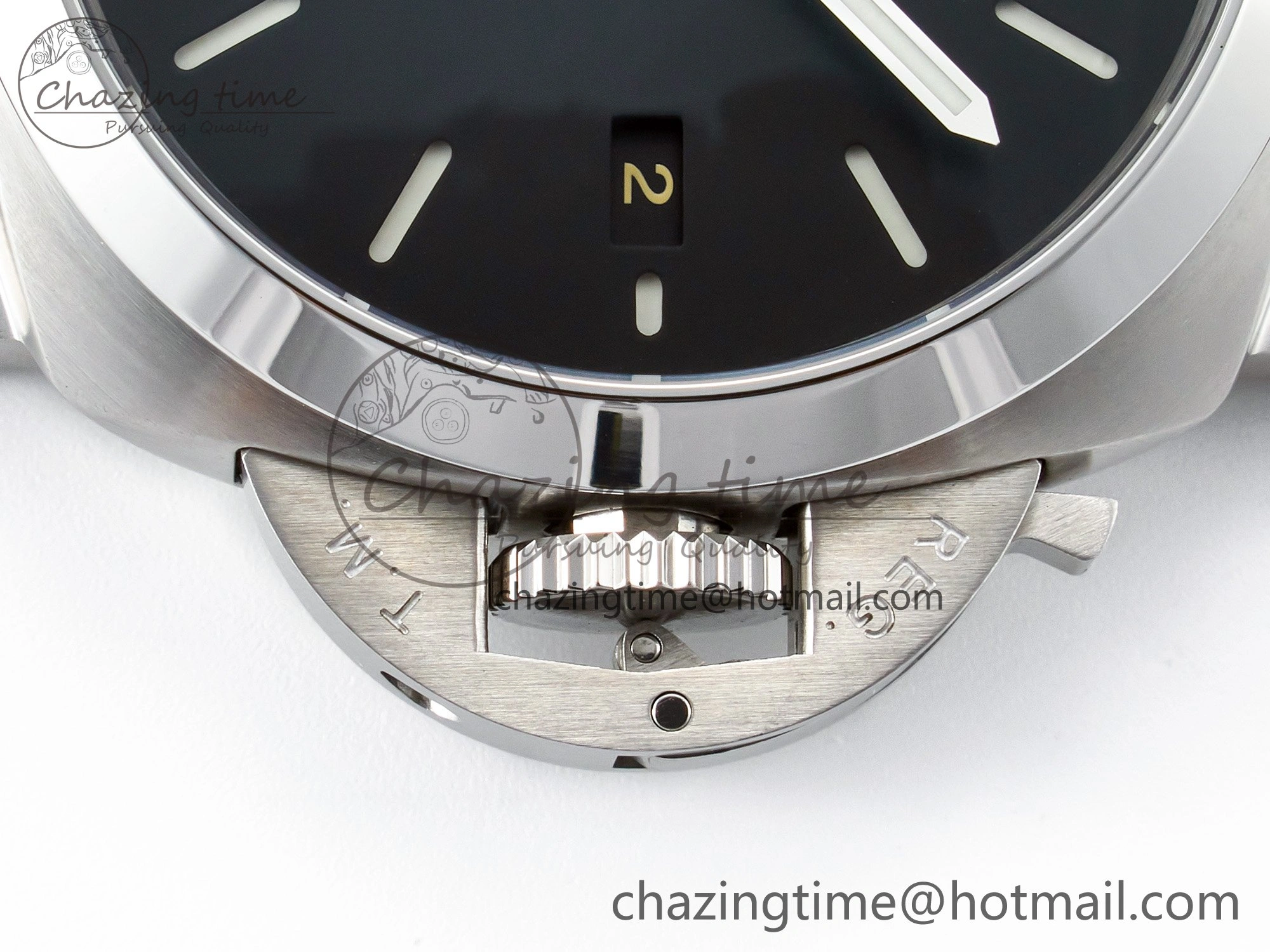PAM1312 W TTF 1:1 Best Edition on Black Leather Strap P9010