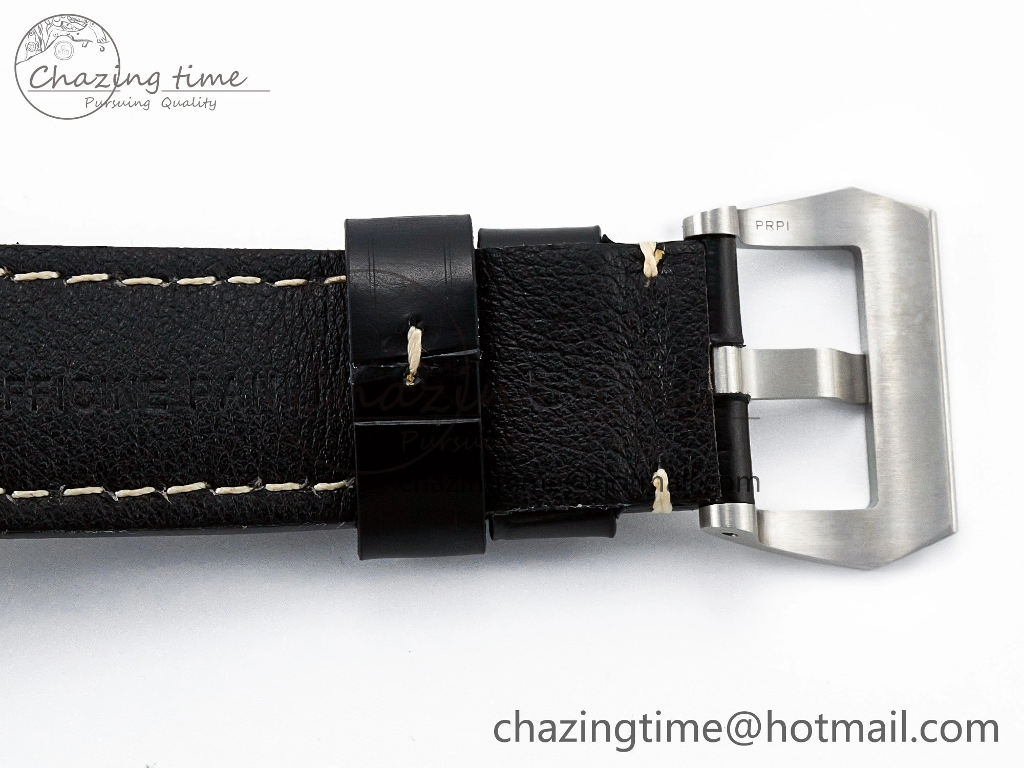 PAM1312 W TTF 1:1 Best Edition on Black Leather Strap P9010