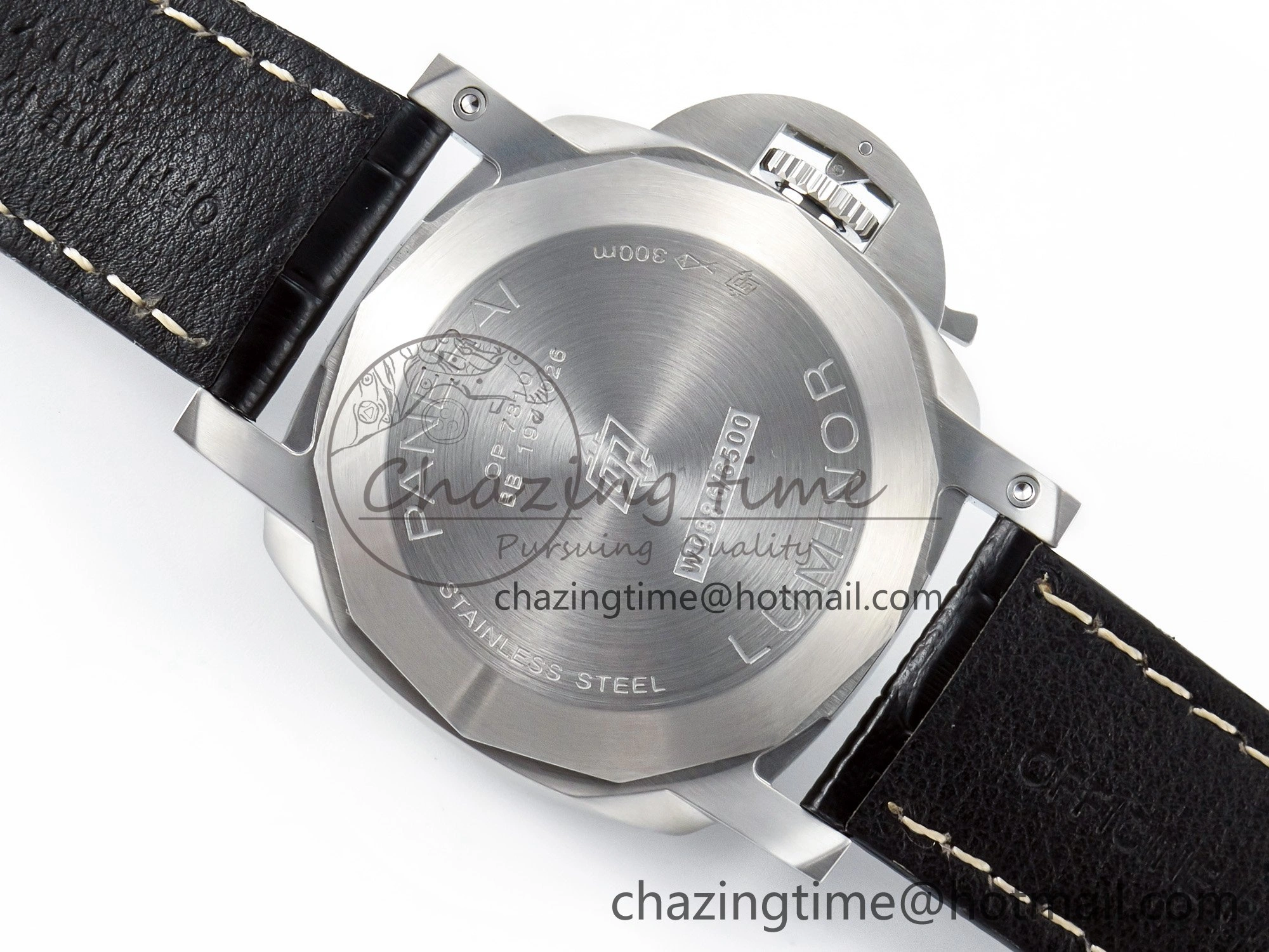 PAM1312 W TTF 1:1 Best Edition on Black Leather Strap P9010