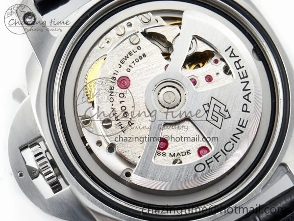 PAM1312 W TTF 1:1 Best Edition on Black Leather Strap P9010