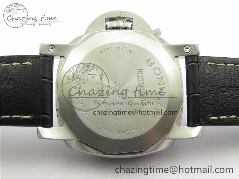PAM1312 W VSF 1:1 Best Edition Black Dial on Black Leather Strap P.9010 Clone