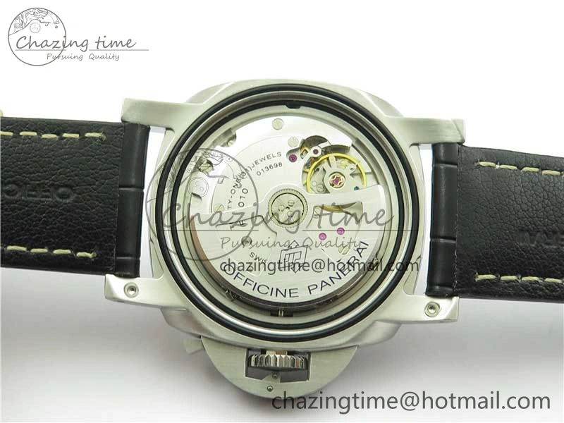 PAM1312 W VSF 1:1 Best Edition Black Dial on Black Leather Strap P.9010 Clone