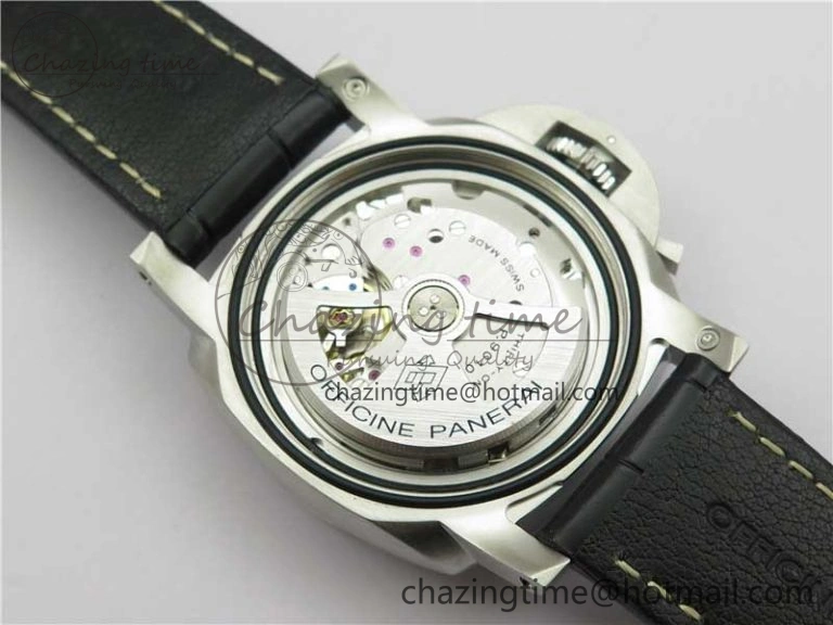 PAM1312 W VSF 1:1 Best Edition Black Dial on Black Leather Strap P.9010 Clone