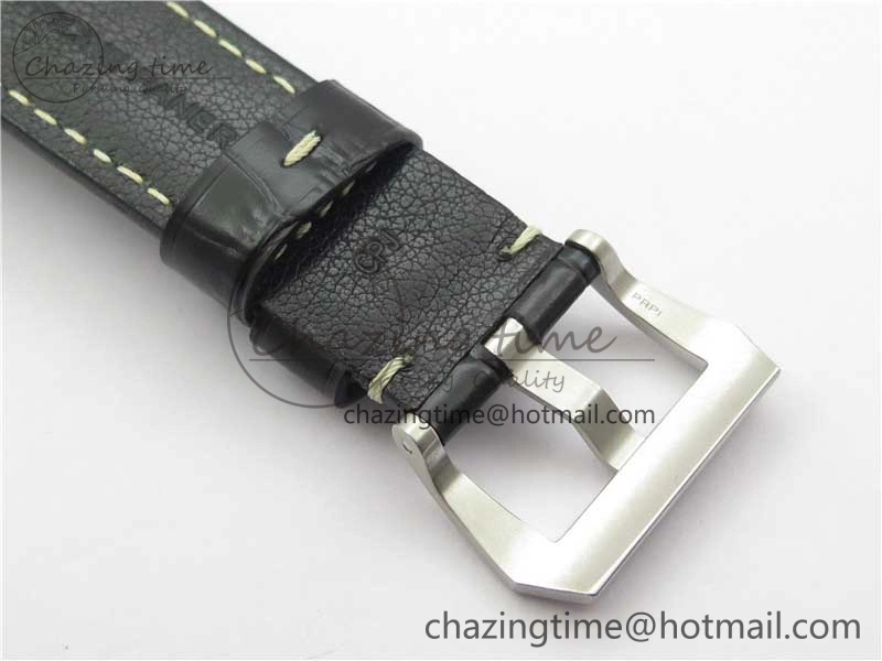PAM1312 W VSF 1:1 Best Edition Black Dial on Black Leather Strap P.9010 Clone