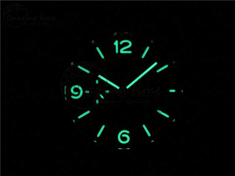 PAM1312 W VSF 1:1 Best Edition Black Dial on Black Leather Strap P.9010 Clone