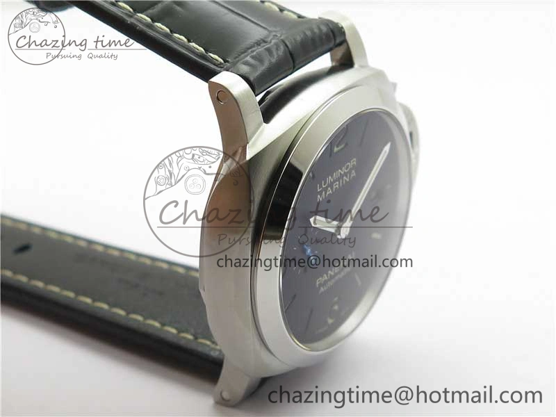 PAM1312 W VSF 1:1 Best Edition Black Dial on Black Leather Strap P.9010 Clone
