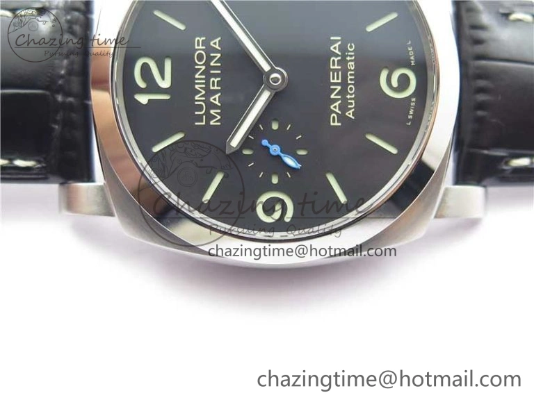 PAM1312 W VSF 1:1 Best Edition Black Dial on Black Leather Strap P.9010 Clone