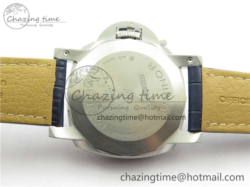 PAM1313 VSF 1:1 Best Edition Blue Dial on Blue Leather Strap P.9010 Clone
