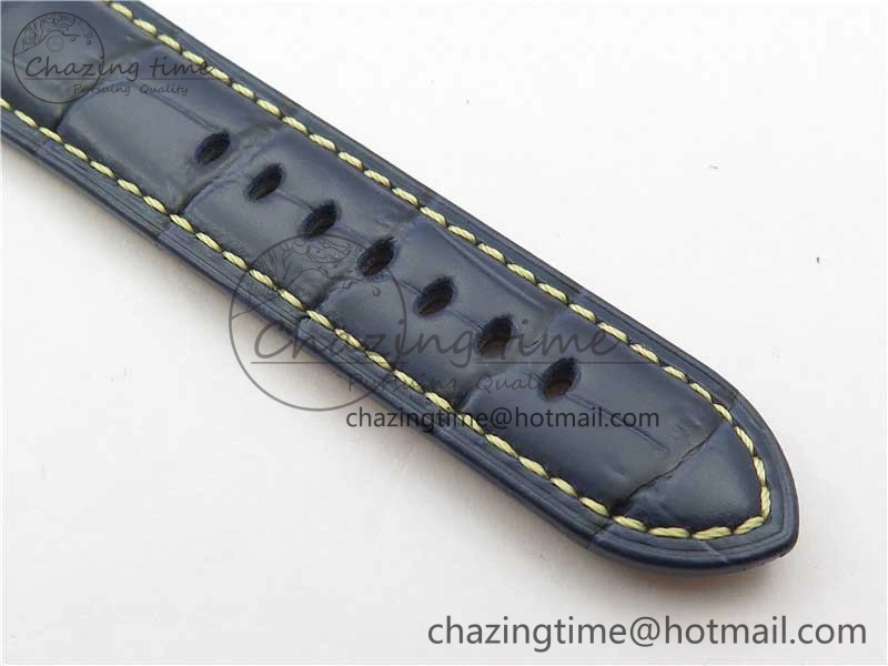 PAM1313 VSF 1:1 Best Edition Blue Dial on Blue Leather Strap P.9010 Clone